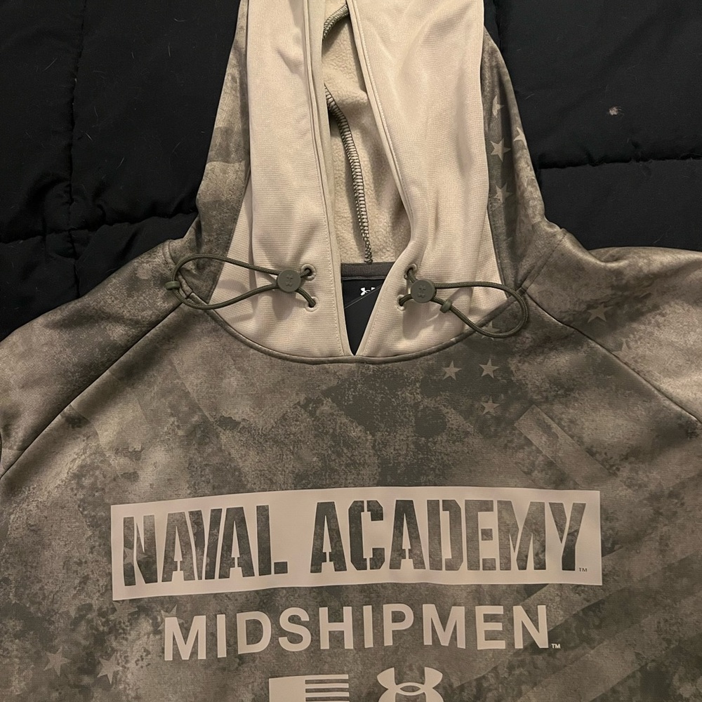 NWT Camo Under Armour Midshipmen Hoodie